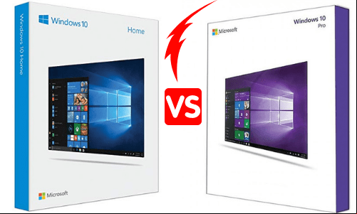 What is difference between Windows Home VS windows Pro edition